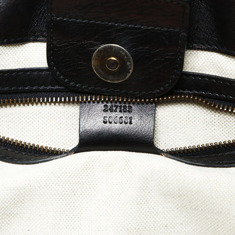 GUCCI GG Running Leather Handbag black WS28738