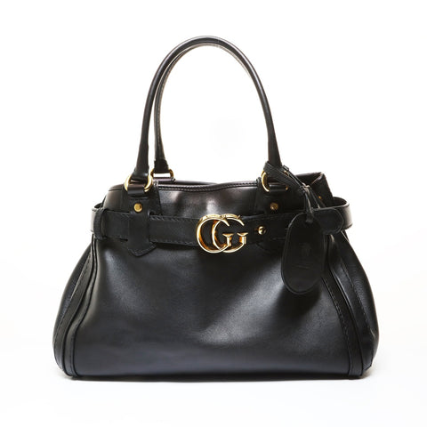 GUCCI GG Running Leather Handbag black WS28738