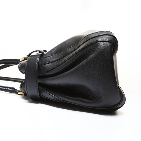 GUCCI GG Running Leather Handbag black WS28738
