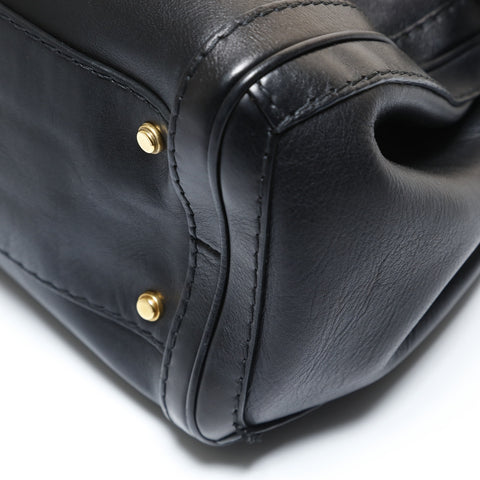 GUCCI GG Running Leather Handbag black WS28738