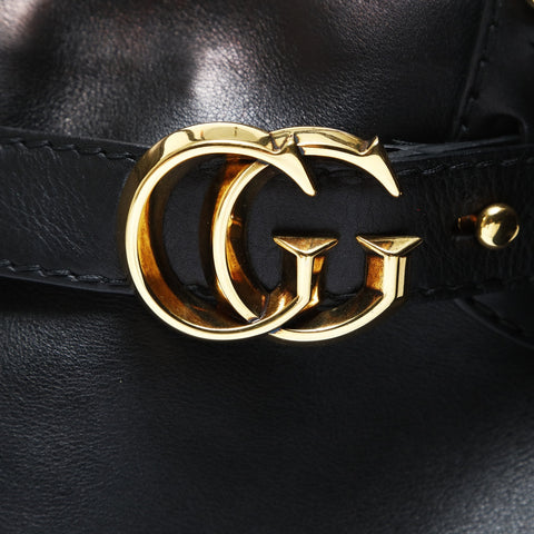 GUCCI GG Running Leather Handbag black WS28738