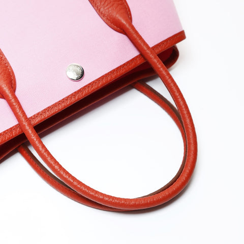HERMES Garden Party TPM Rouge Duchess Handbag pink WS28740