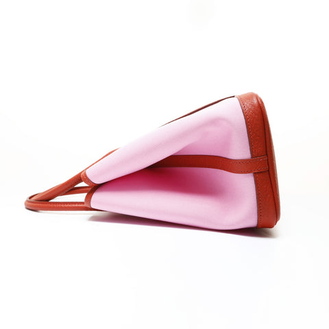 HERMES Garden Party TPM Rouge Duchess Handbag pink WS28740