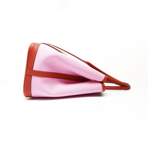 HERMES Garden Party TPM Rouge Duchess Handbag pink WS28740