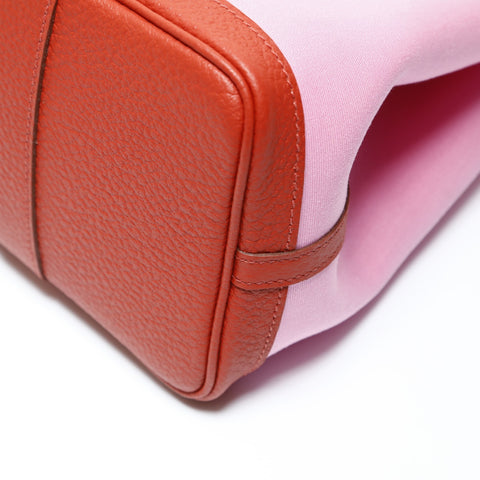 HERMES Garden Party TPM Rouge Duchess Handbag pink WS28740