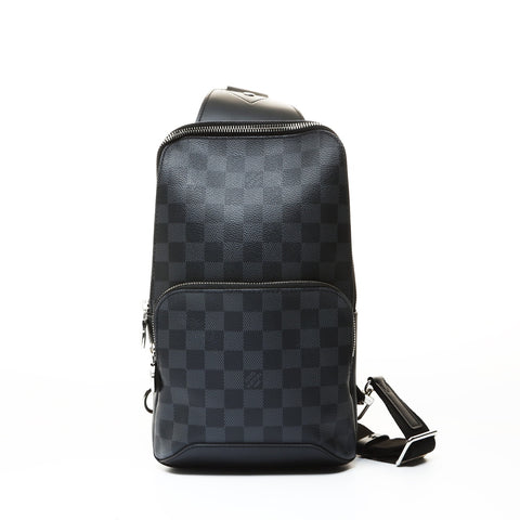 LOUIS VUITTON Damier Graphite Avenue Sling Bag Shoulder Bag black WS28742