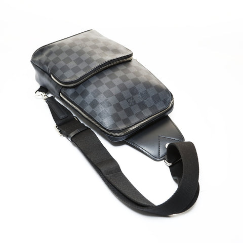 LOUIS VUITTON Damier Graphite Avenue Sling Bag Shoulder Bag black WS28742