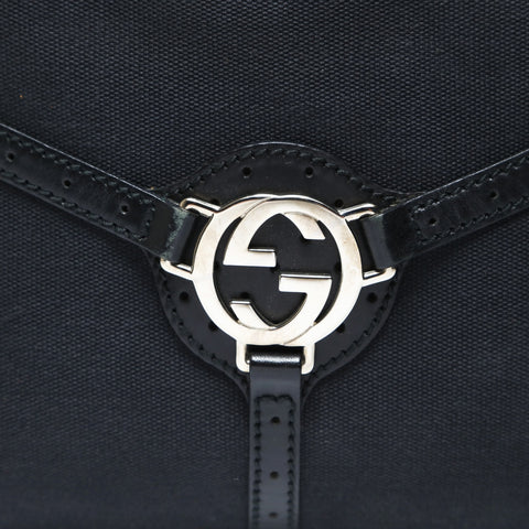 GUCCI GG interlocking Handbag black WS28743