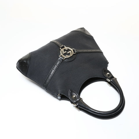 GUCCI GG interlocking Handbag black WS28743