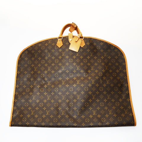 LOUIS VUITTON Monogram Us Porte Habits Garment Case Handbag Brown WS28746