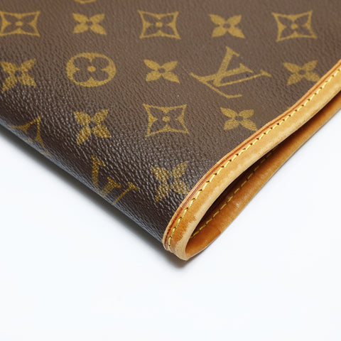 LOUIS VUITTON Monogram Us Porte Habits Garment Case Handbag Brown WS28746