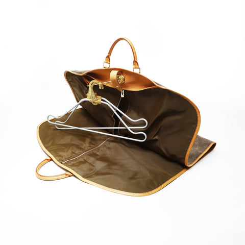 LOUIS VUITTON Monogram Us Porte Habits Garment Case Handbag Brown WS28746