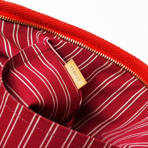 LOUIS VUITTON 2005 Antigua Cava MM Tote Bag Red WS28748