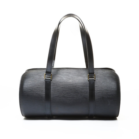 LOUIS VUITTON 2003 Epi Soufflot Shoulder Bag black WS28749