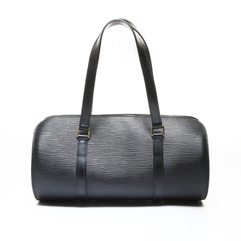 LOUIS VUITTON 2003 Epi Soufflot Shoulder Bag black WS28749