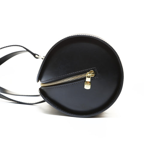 LOUIS VUITTON 2003 Epi Soufflot Shoulder Bag black WS28749