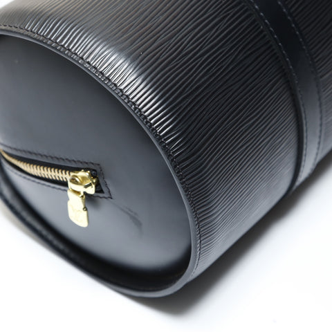 LOUIS VUITTON 2003 Epi Soufflot Shoulder Bag black WS28749