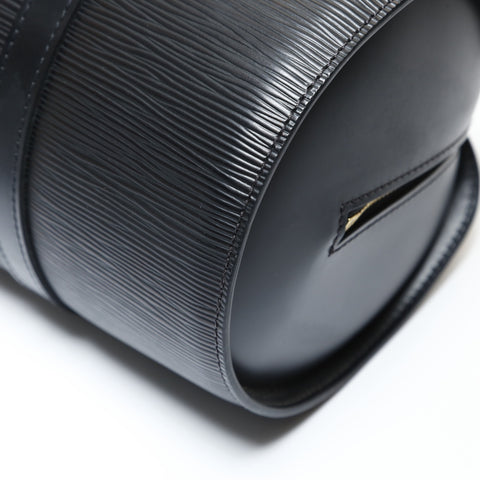 LOUIS VUITTON 2003 Epi Soufflot Shoulder Bag black WS28749