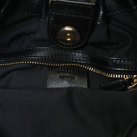 GUCCI GG canvas Handbag black WS28752