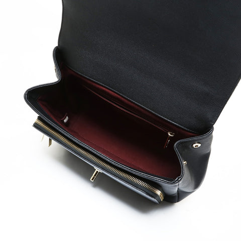 CHANEL 30s series 2020 Matelassé Affinity Shoulder Bag black WS28753