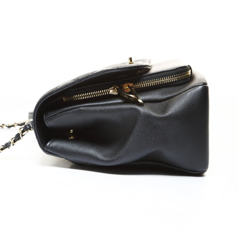 CHANEL 30s series 2020 Matelassé Affinity Shoulder Bag black WS28753