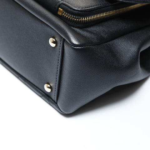 CHANEL 30s series 2020 Matelassé Affinity Shoulder Bag black WS28753