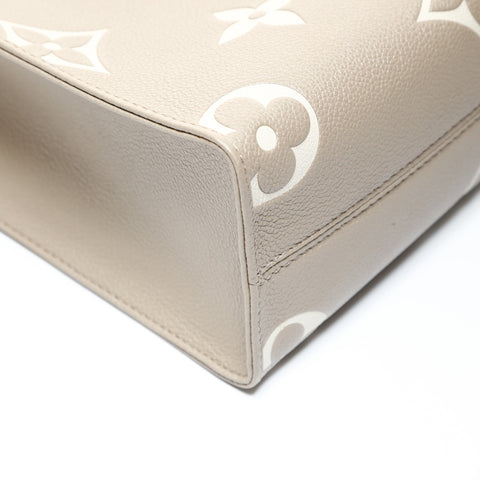 LOUIS VUITTON 2021-2025 OnTheGo PM Monogram Handbag beige WS28754