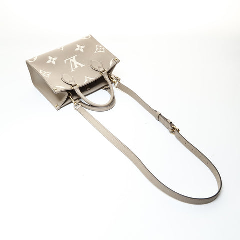 LOUIS VUITTON 2021-2025 OnTheGo PM Monogram Handbag beige WS28754