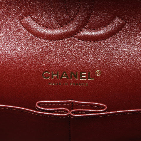 CHANEL Matelass double flap lambskin bag, series 21. Shoulder Bag Red WS28758