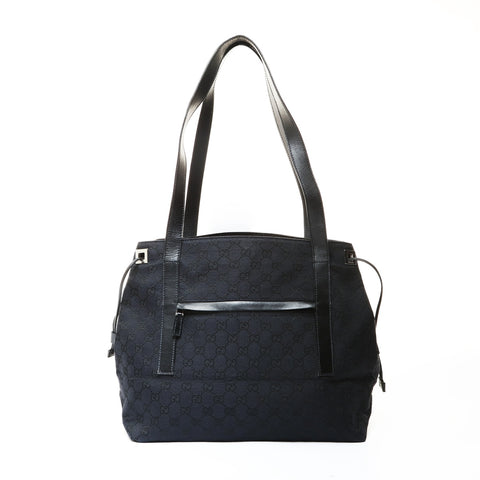 GUCCI GG canvas Tote Bag black WS28759