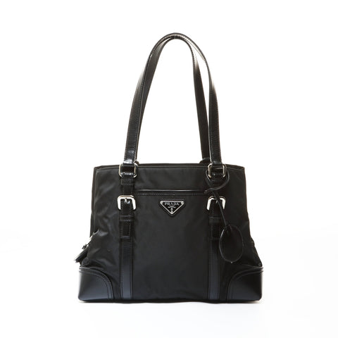 PRADA Test nylon Shoulder Bag black WS28760