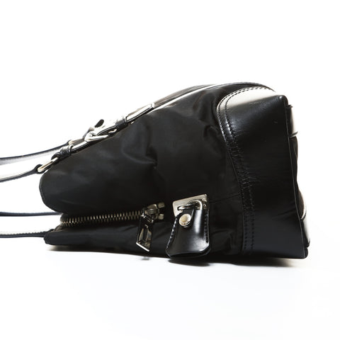 PRADA Test nylon Shoulder Bag black WS28760