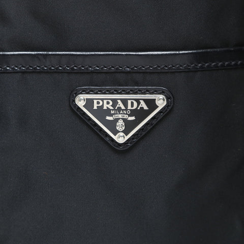 PRADA Test nylon Shoulder Bag black WS28760