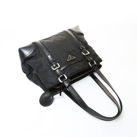 PRADA Test nylon Shoulder Bag black WS28760