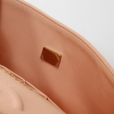 CHANEL Matelass Double Flap Lambskin Bag, Series 21, 2022-26 Shoulder Bag pink WS28762