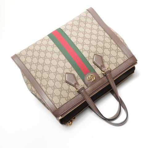 GUCCI GG Supreme Ophidia Tote Bag beige WS28764