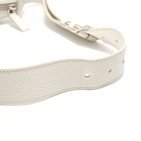 PRADA Vitello Daino Crossbody Bag Shoulder Bag white WS28765
