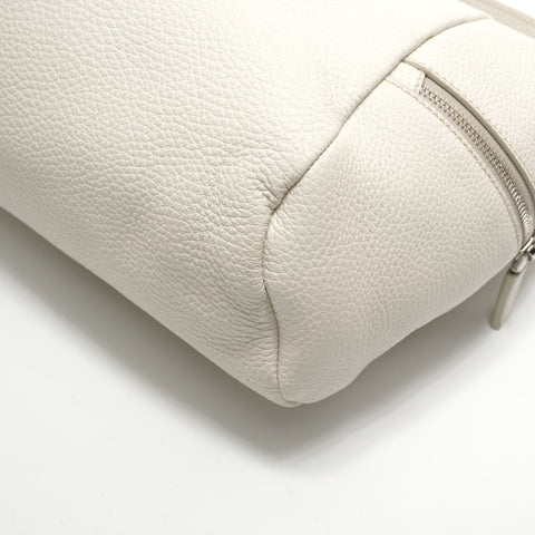 PRADA Vitello Daino Crossbody Bag Shoulder Bag white WS28765