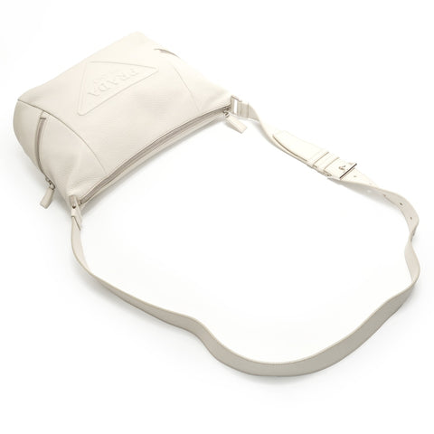 PRADA Vitello Daino Crossbody Bag Shoulder Bag white WS28765