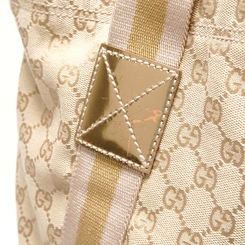 GUCCI GG Canvas Brown Tote Bag beige WS28767