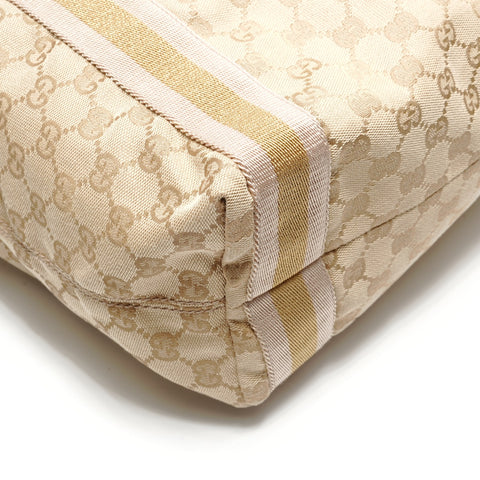 GUCCI GG Canvas Brown Tote Bag beige WS28767