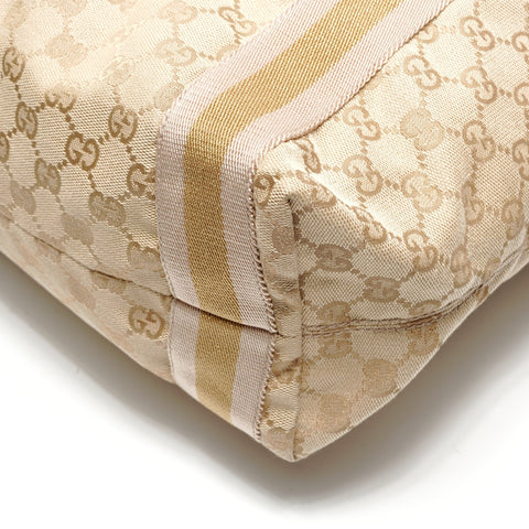 GUCCI GG Canvas Brown Tote Bag beige WS28767