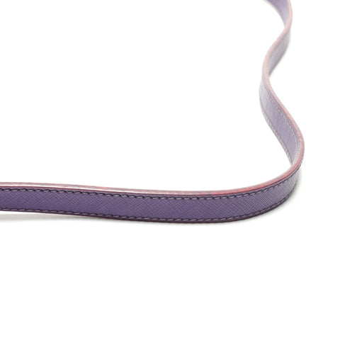 PRADA Saffiano Galleria Leather 2-way Handbag purple WS28768