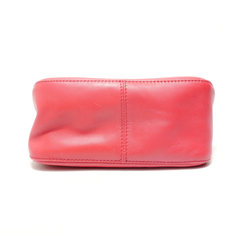 FENDI Python Mamma Bucket Leather Shoulder Bag pink WS28771