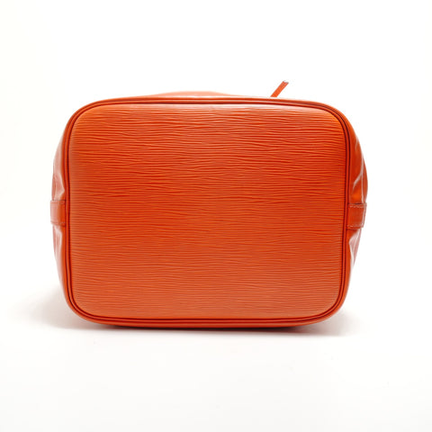 LOUIS VUITTON 2014 Petit Noe Epi Shoulder Bag Orange WS28773