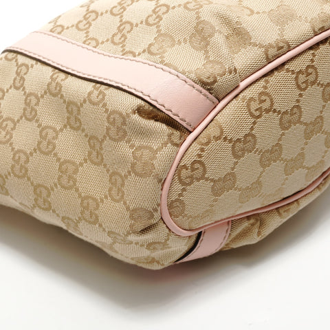 GUCCI GG canvas Abbey Handbag beige WS28774