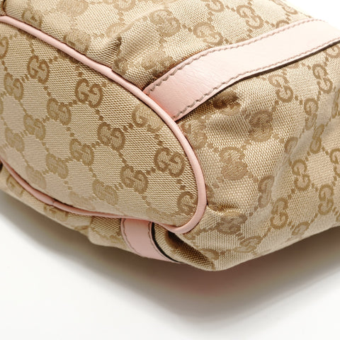 GUCCI GG canvas Abbey Handbag beige WS28774