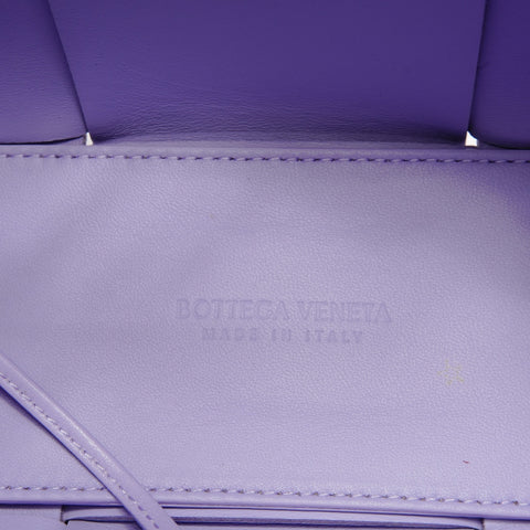 BOTTEGAVENETA Maxi INTRECCIATO 2WAY The Arco Handbag purple WS28776