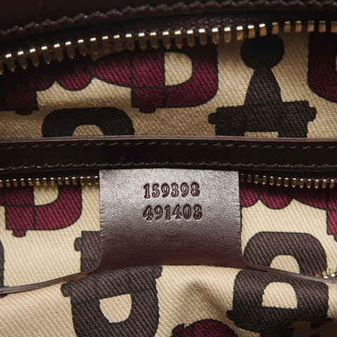 GUCCI Shima Hose Bit Shoulder Bag Brown WS28777