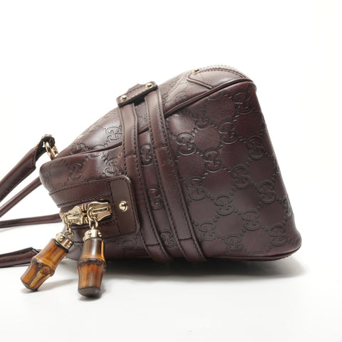 GUCCI Shima Hose Bit Shoulder Bag Brown WS28777